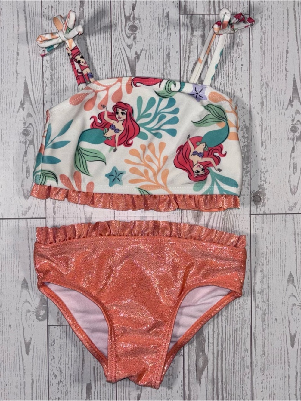 Disney Princess Ariel 2‑Piece Swimsuit | Baby Girl | 12M Little Mermaid